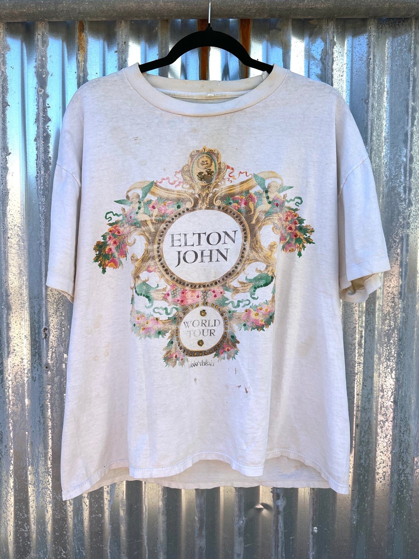 90s Elton John x Versace Tee