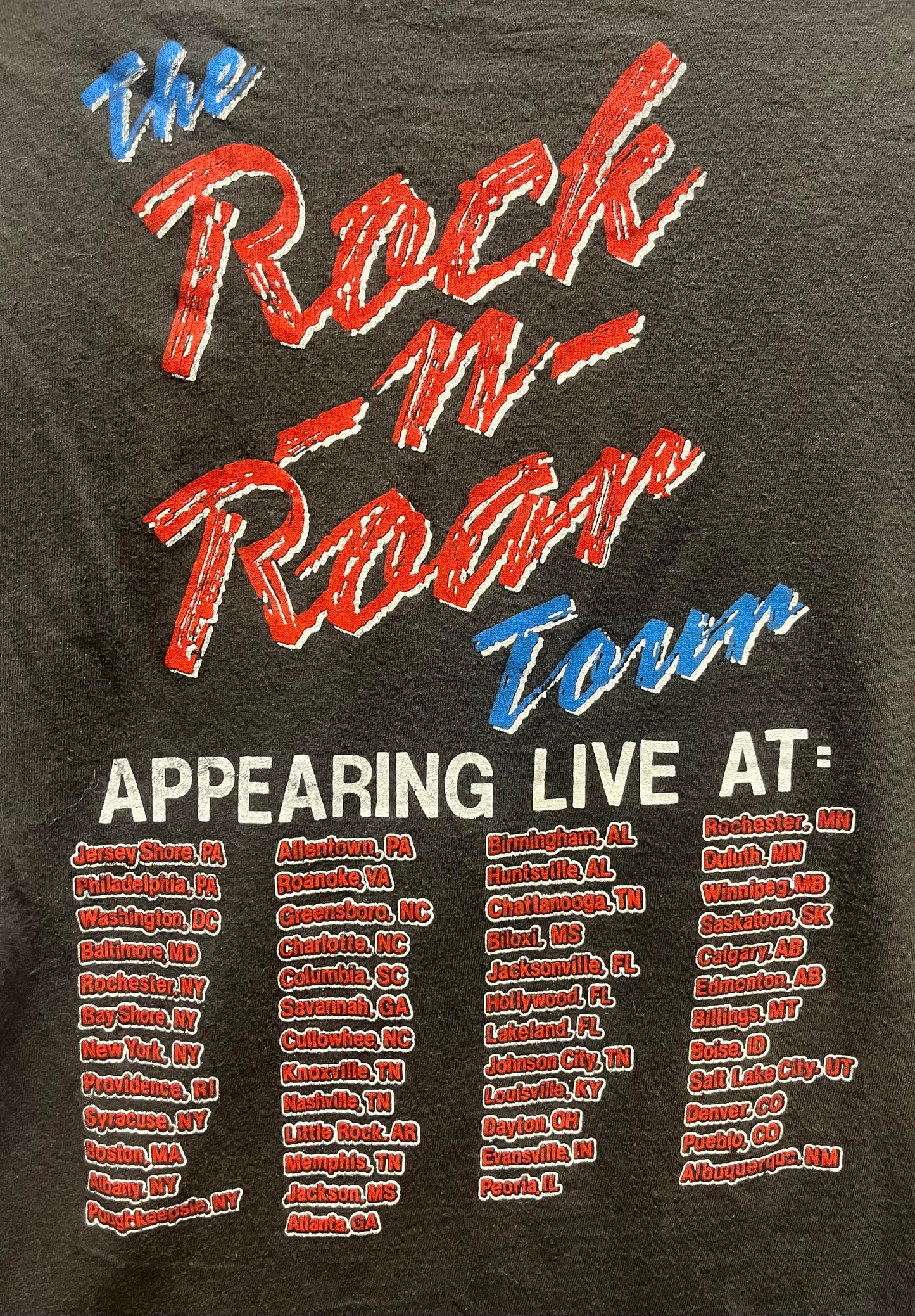 White Lion "The Rock -N- Roar Tour" Tee