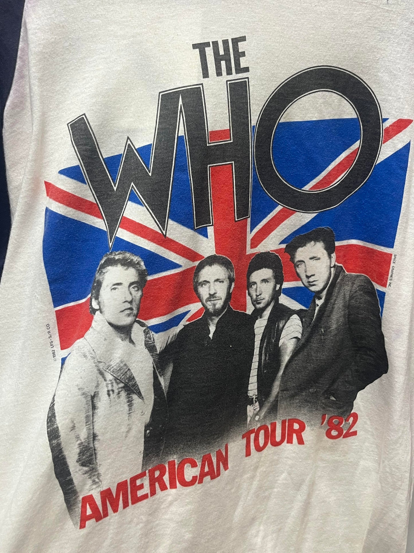 The Who "American Tour '82" Raglan Tee