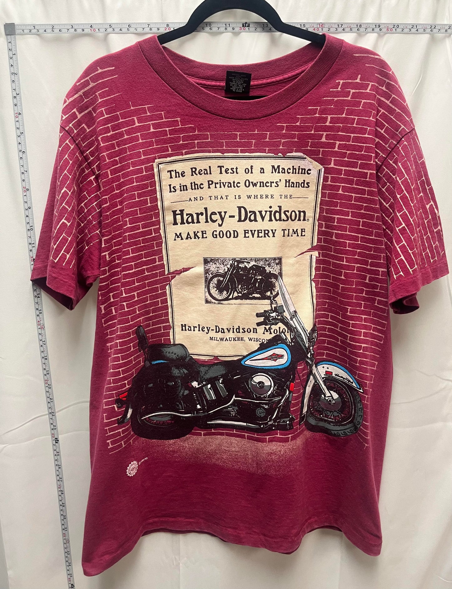 Harley Davidson Brick AOP Tee