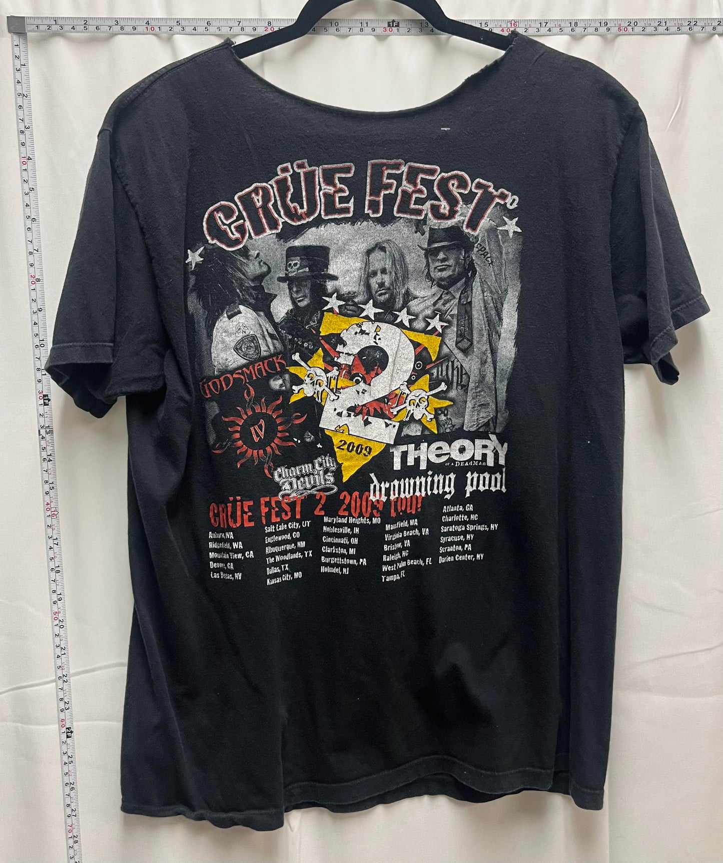 CRÜE FEST 2009 Tee