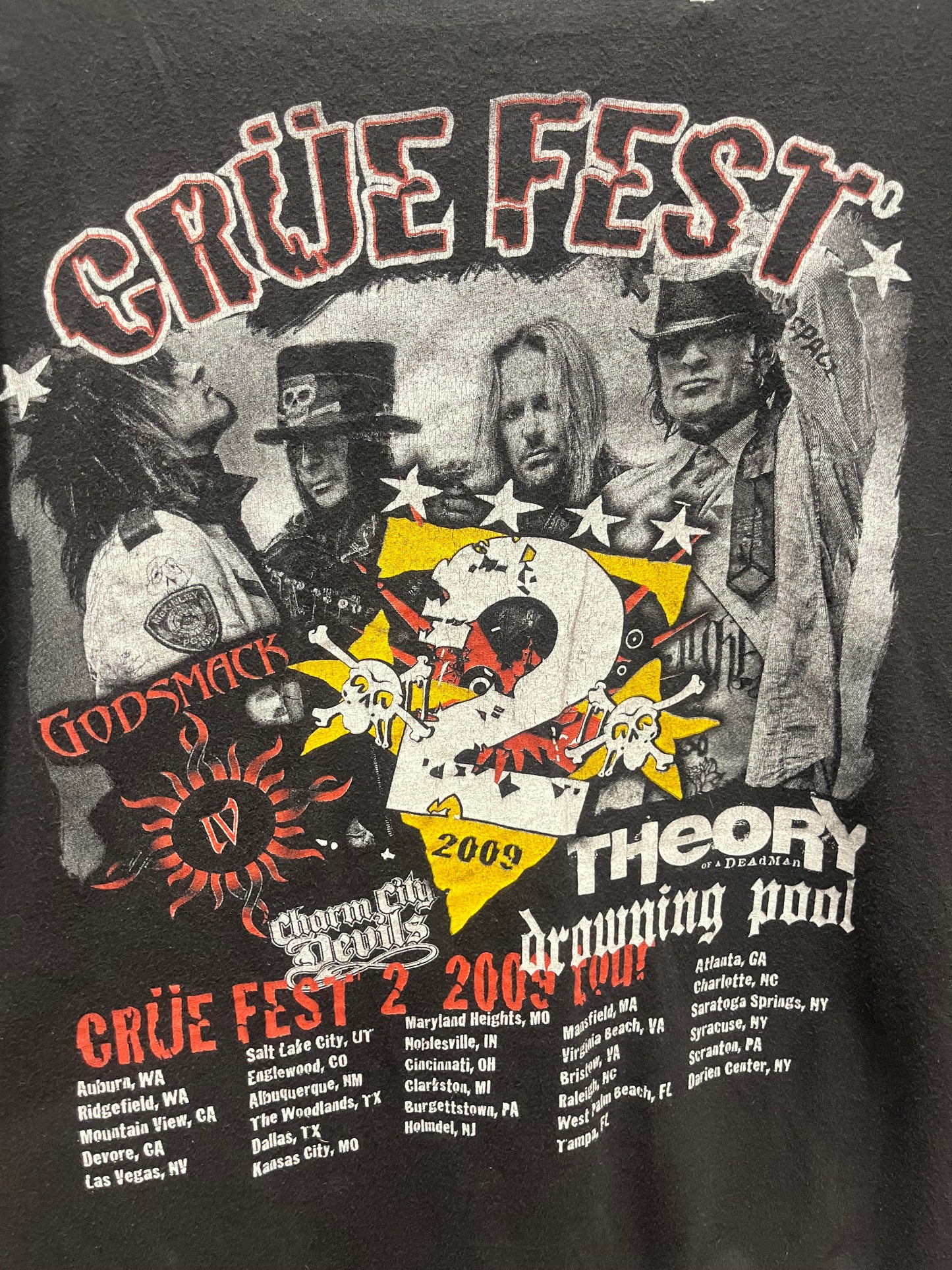 CRÜE FEST 2009 Tee