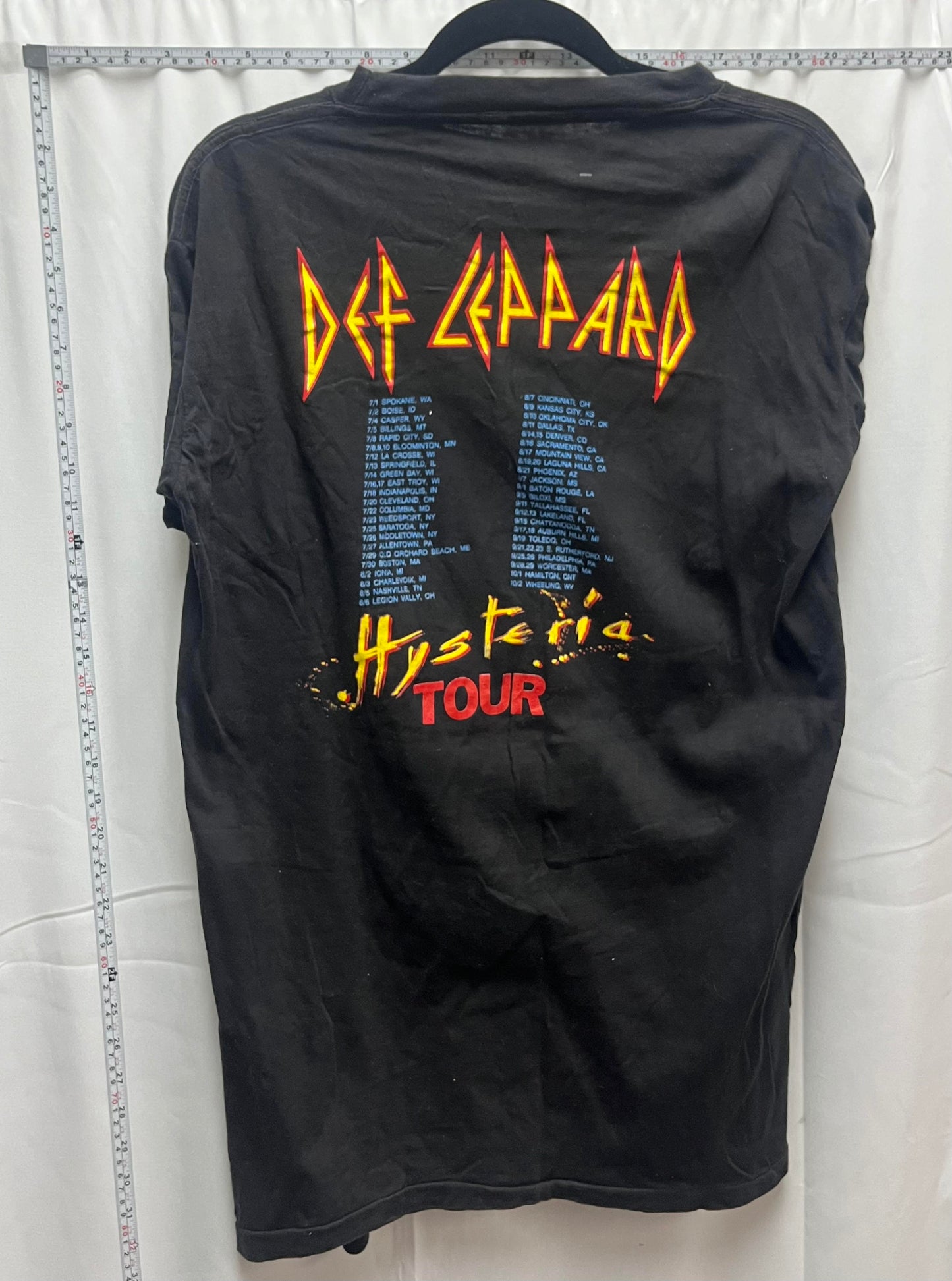 Def Leppard "Hysteria" Tour Tee