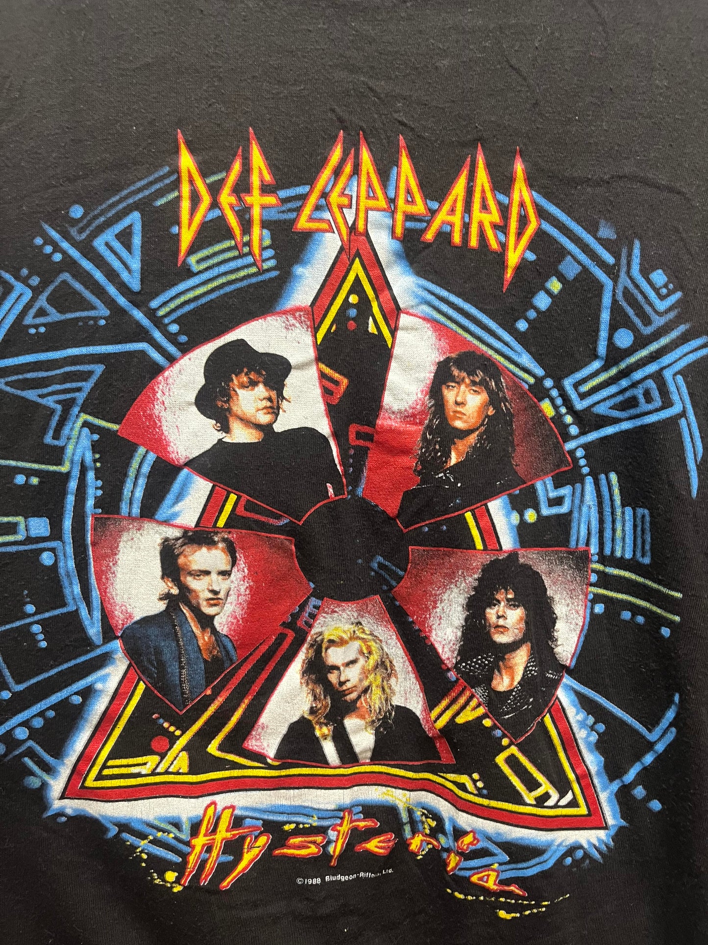 Def Leppard "Hysteria" Tour Tee