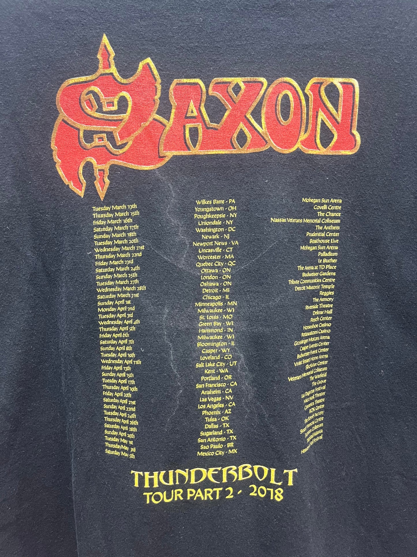 Saxon Thunderbolt Tee